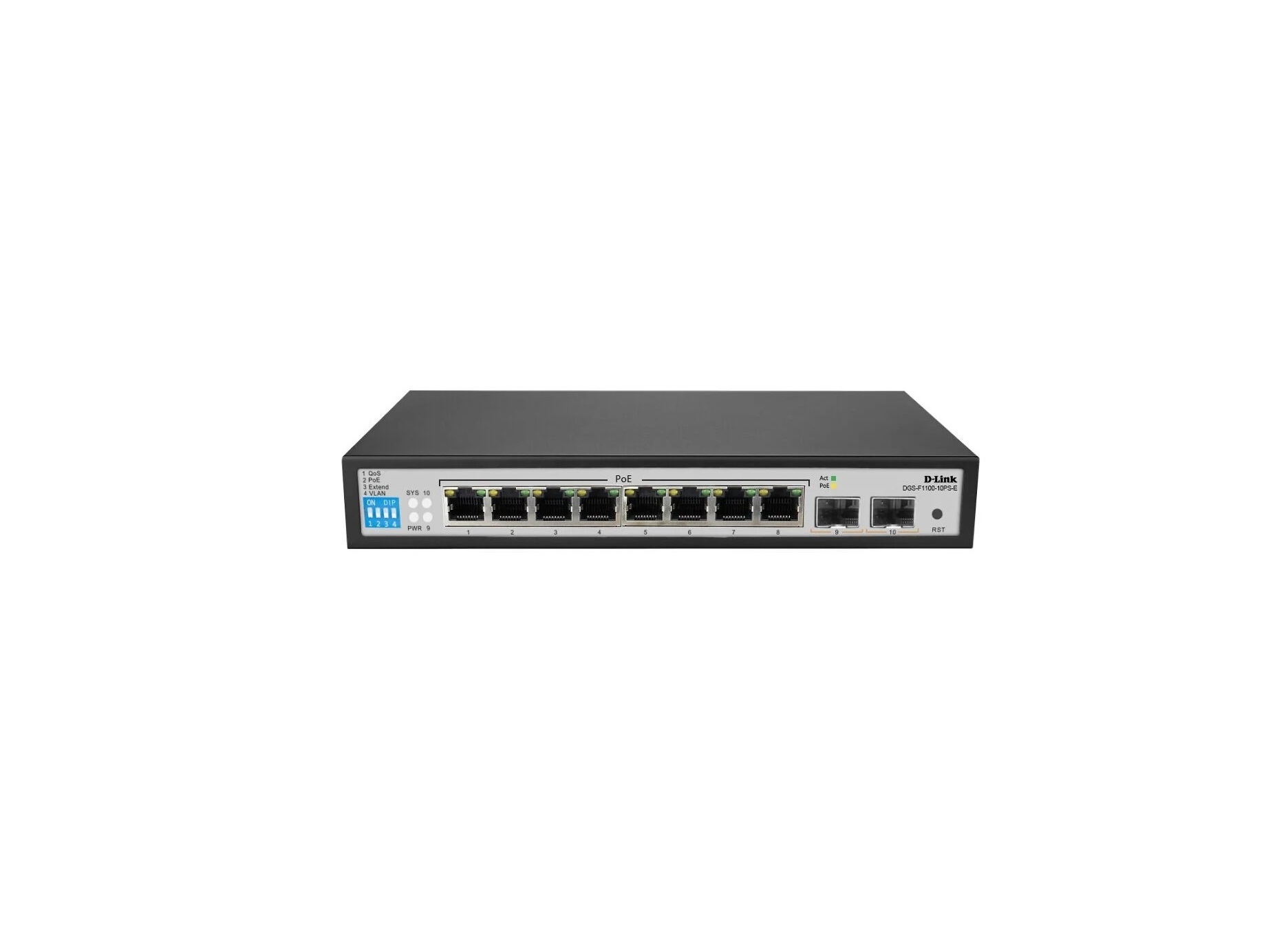 001-2 سوییچ D-link DGS-F1100-10PS-E POE