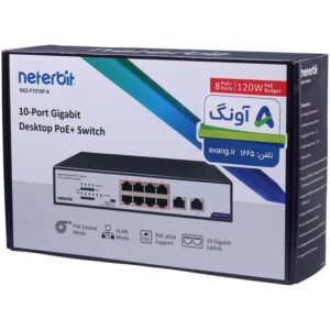 سوئیچ شبکه 10 پورت نتربیت Neterbit POE Switch NGS-F1010P-A