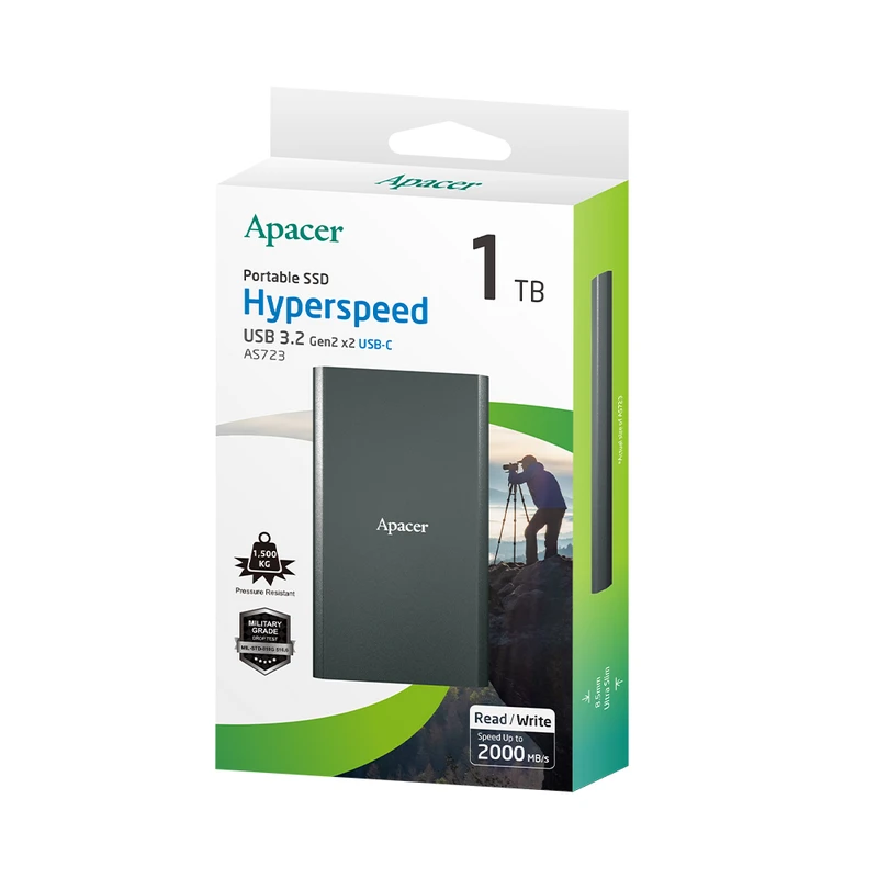 حافظه SSD اپیسر مدل AS723 ظرفیت یک ترابایت