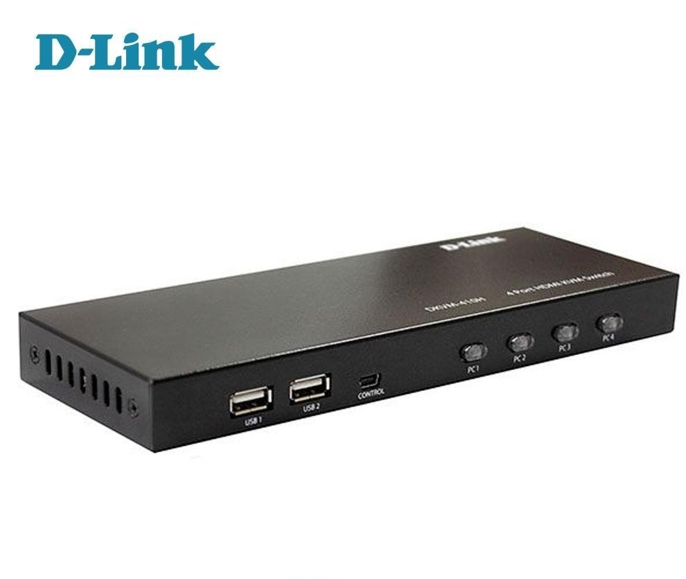 سوئیچ KVM دی لینک مدل DKVM-410H با ۴ پورت HDMI و USB