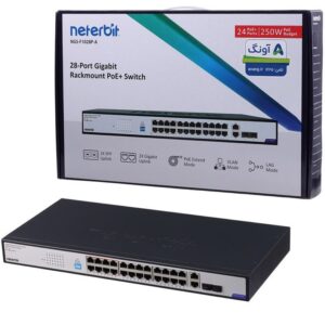 سوییچ 28 پورت نتربیت مدل NGS-F1028P-A