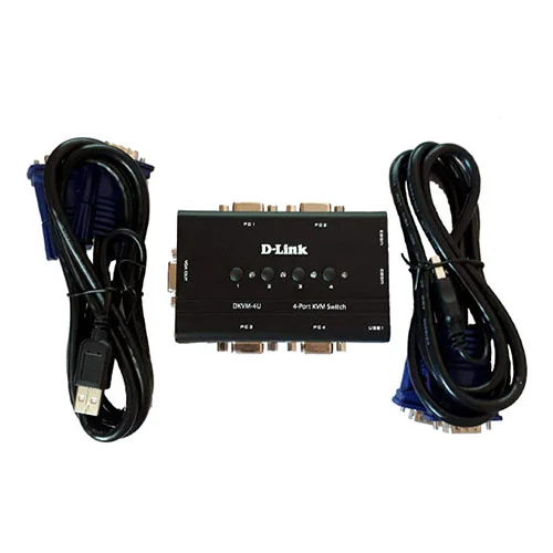 سوییچ KVM با 4 پورت مدل DKVM-4U
