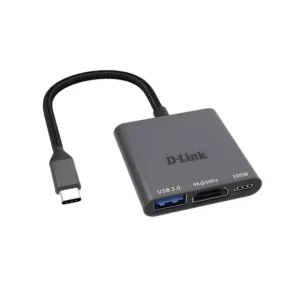 هاب USB-C سه پورت دی‌لینک مدل DUB-C103
