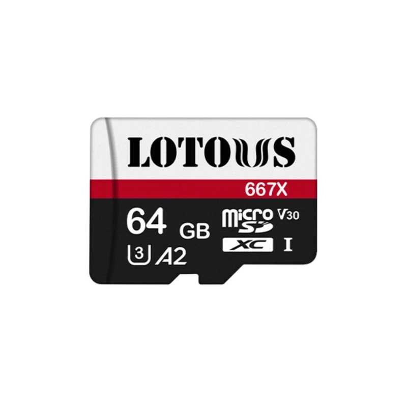 کارت حافظه لوتوس مدل microSDXC کلاس 667X/A2 ظرفیت 64 گیگابایت