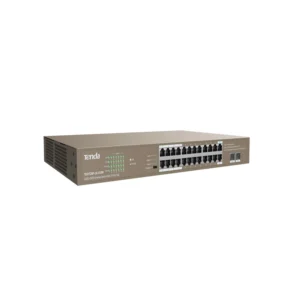 سوییچ ۲۴ پورت POE تندا مدل TEG1126P-24-410W با دو پورت SFP