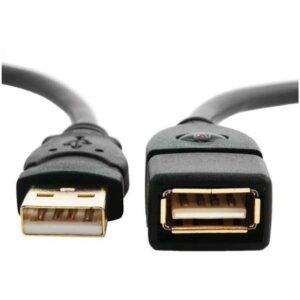 کابل افزایش طول USB 2.0 به طول ۳ متر، مناسب برای اتصال راحت‌تر فلش مموری، موس، کیبورد، پرینتر و دانگل USB با سرعت 480Mbps | کیفیت ساخت بالا | خرید آسان با قیمت مناسب.
