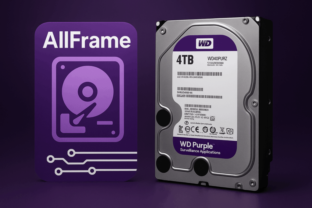 بررسی تکنولوژی AllFrame در هارد وسترن دیجیتال بنفش