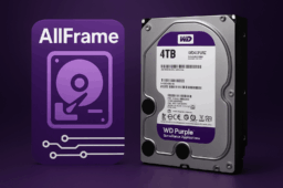 بررسی تکنولوژی AllFrame در هارد وسترن دیجیتال بنفش