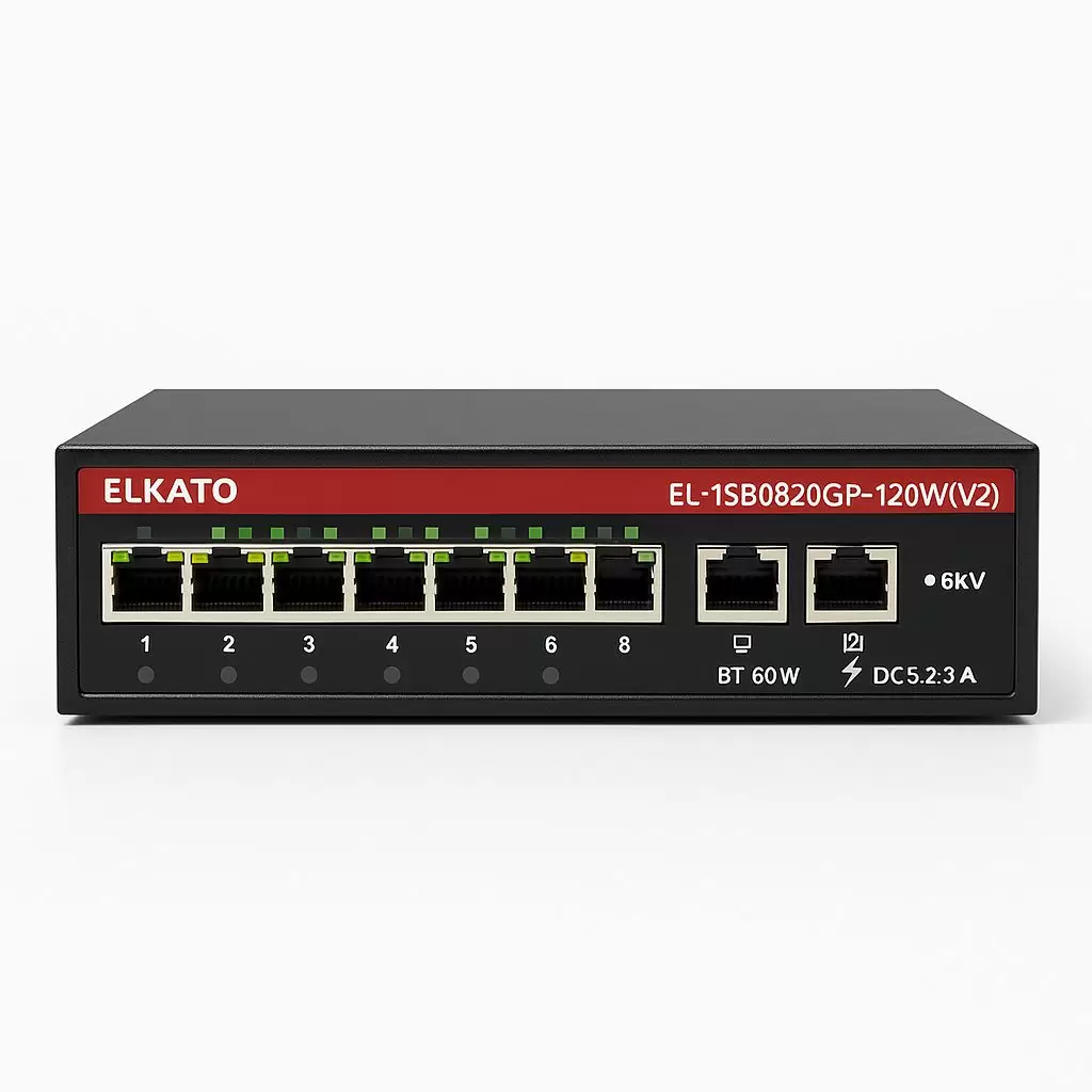 سوئیچ PoE الکاتو EL‑1SB0820GP‑120W (V2)
