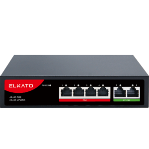 سوئیچ شبکه 4 پورت الکاتو مدل EL-1SBL042BP-65W
