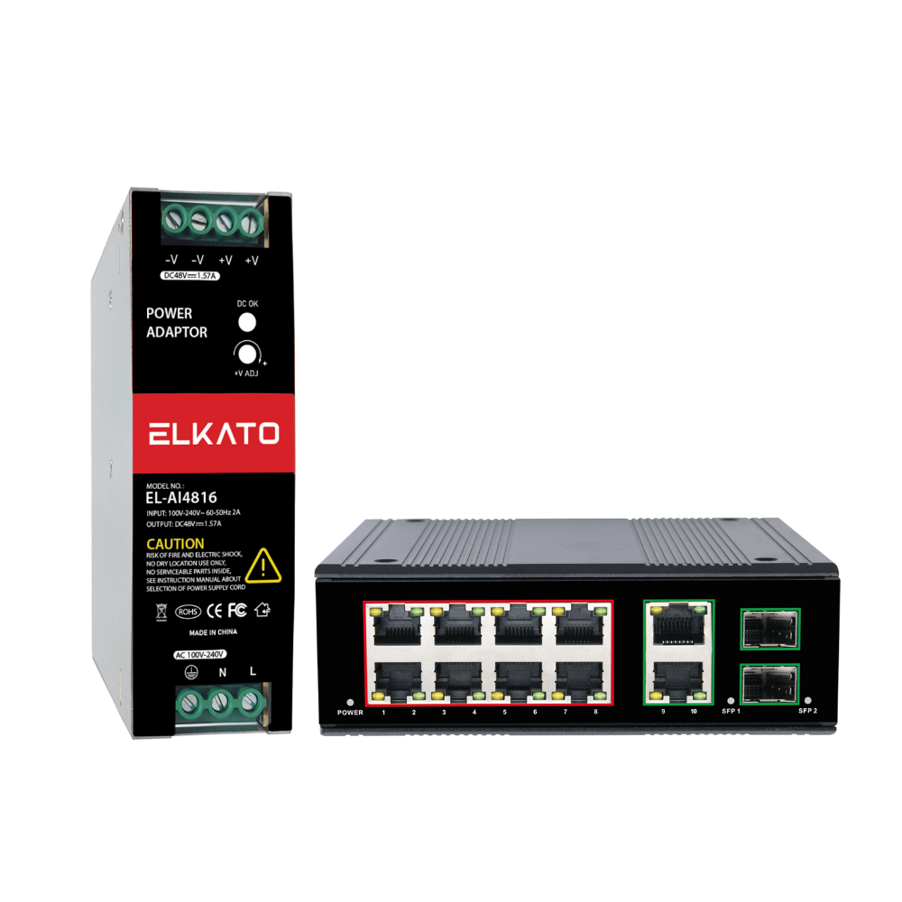 سوییچ شبکه 8 پورت POE الکاتو مدل EL-2SG0822GP