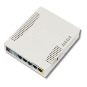 روتر بی‌سیم میکروتیک MikroTik RB951Ui‑2HnD – راهکار اقتصادی با پورت ۵ LAN، وای‌فای ۲.۴ GHz و خروجی PoE