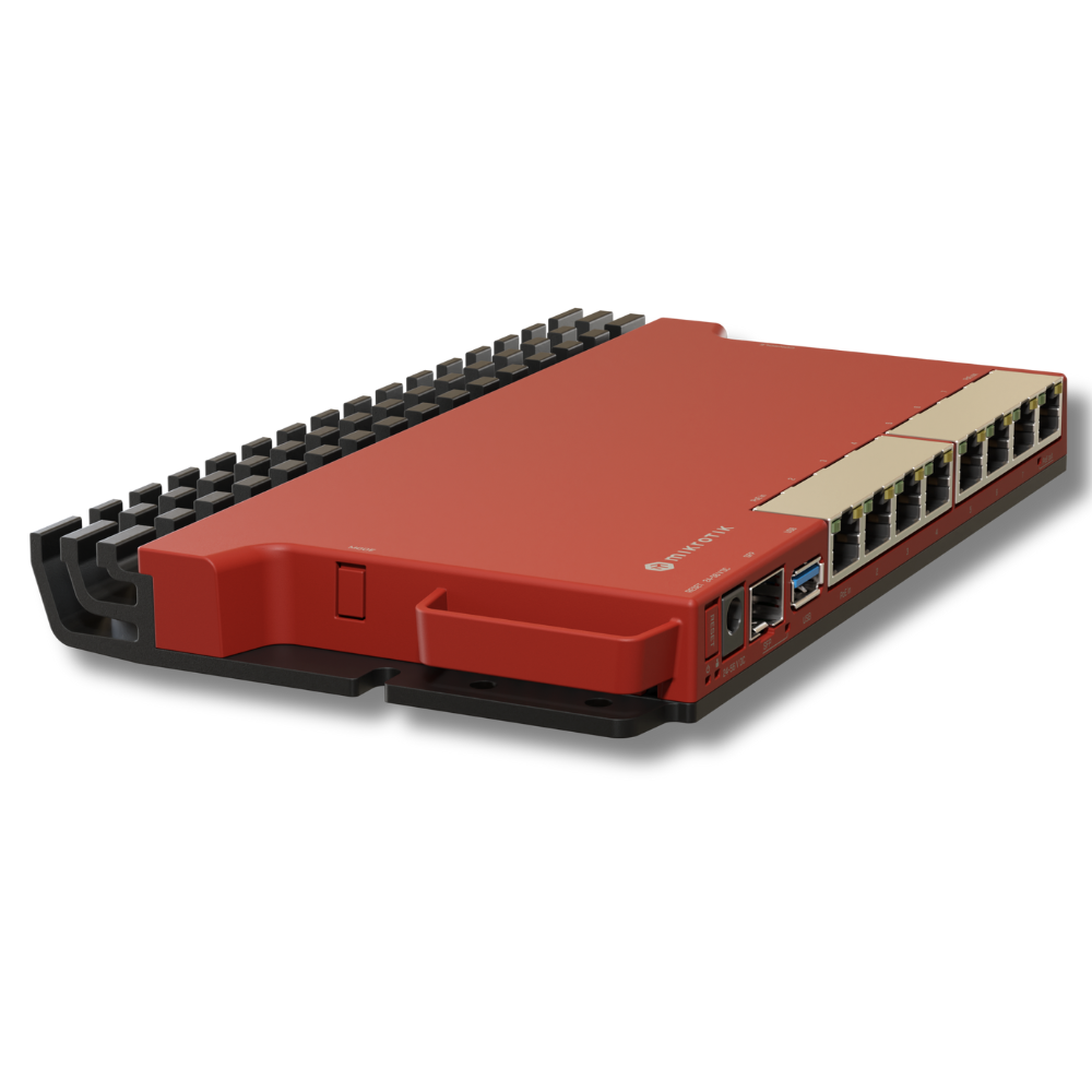 Untitled design (87) روتر رکمونت میکروتیک مدل MikroTik L009UiGS-RM با ۸ پورت گیگابیت و پشتیبانی PoE
