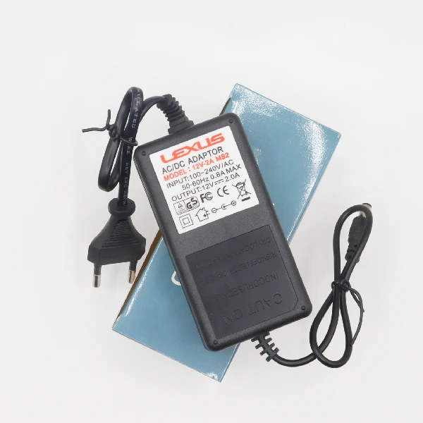 adaptor-12v-2a آداپتور 12 ولت 2 آمپر رومیزی برند LEXUS